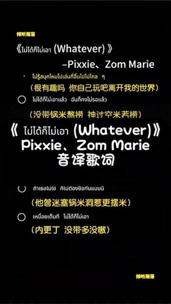 中文版whatsapp:中文版whatever歌词