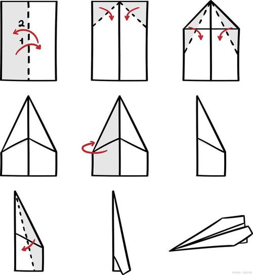 纸飞机教程空中之王:空中之王纸飞机如何折